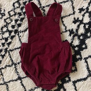 Maroon Corduroy Old Navy Romper